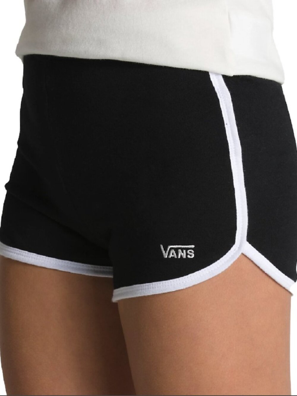 Vans Girls SAS Sweatshorts Pull-On Black Medium